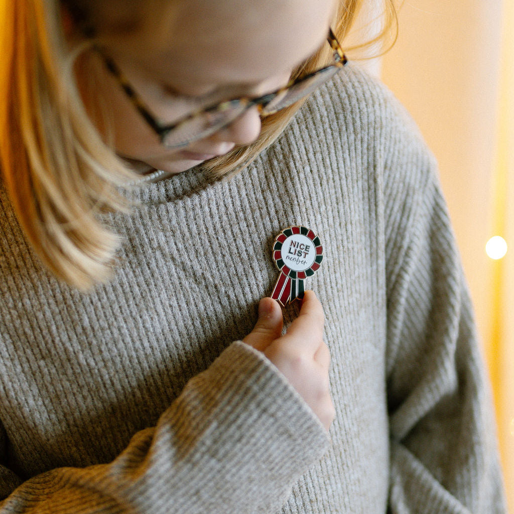 Nice List Member Enamel Pin