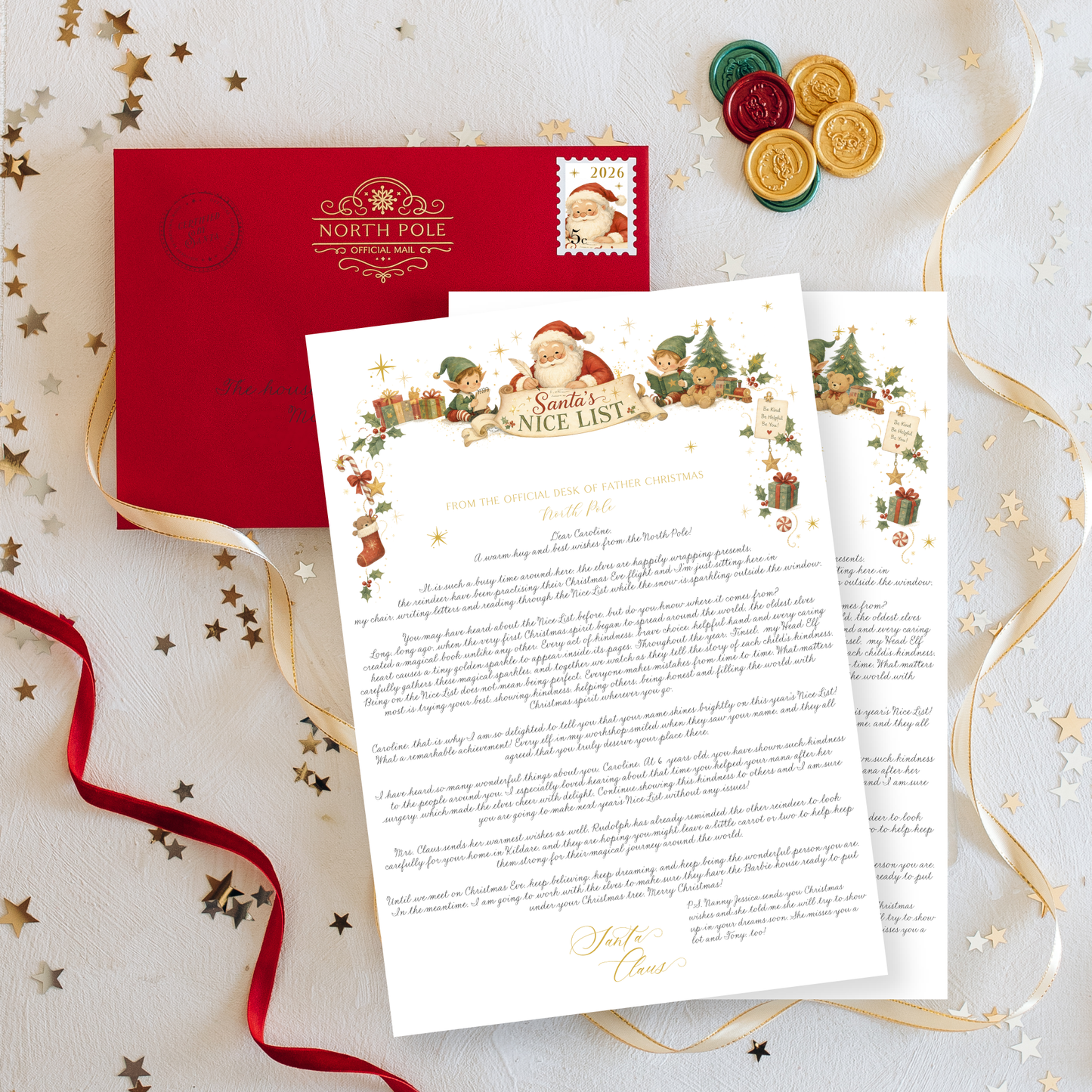 Siblings Letters from Santa
